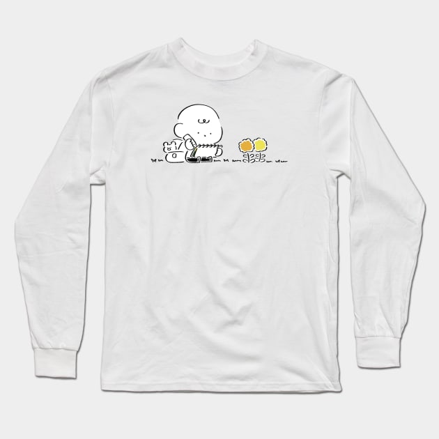 Sketch Day Long Sleeve T-Shirt by Maki Nakada